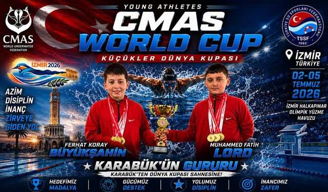 KARABÜK'ÜN ŞAMPİYON KULAÇLARI DÜNYA KUPASI YOLUNDA