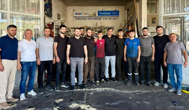 AK PARTİ HEYETİNDEN ANTEPOĞLU SANAYİ SİTESİ’NE ESNAF ZİYARETİ