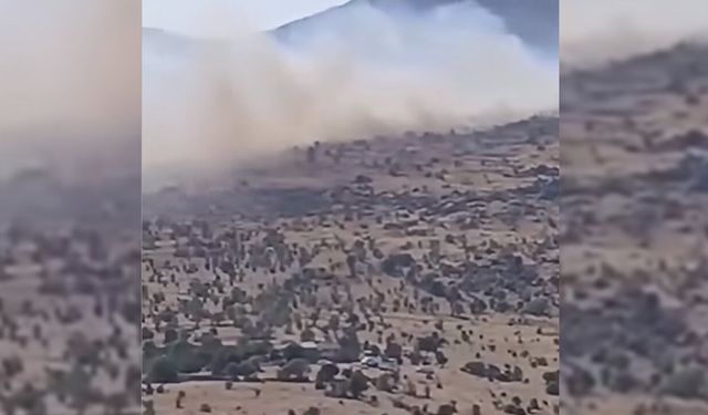 KORGUN'DA ARAZİ YANGINI BÜYÜMEDEN SÖNDÜRÜLDÜ