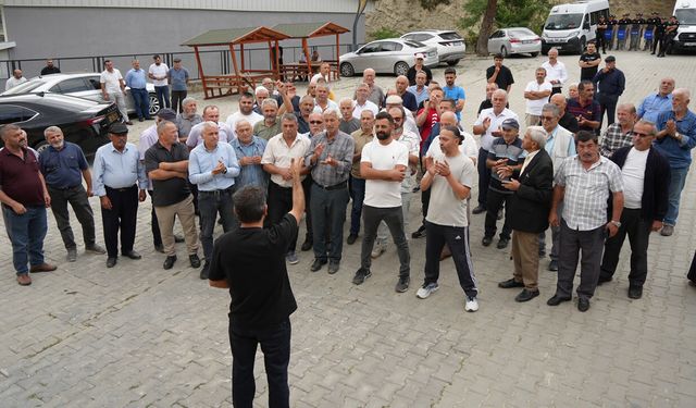 KASTAMONU'DA VATANDAŞLARIN BAKIR MADENİ TEPKİSİ