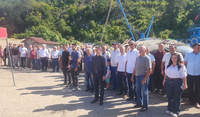 KASTAMONU'DA BALIKÇILAR "VİRA BİSMİLLAH" DEDİ