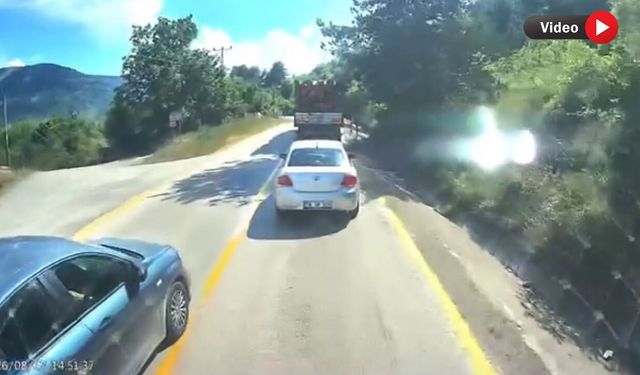 KARABÜK BARTIN YOLUNDA YÜREKLERİ AĞZA GETİREN ANLAR