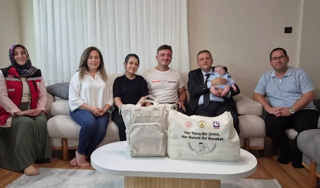 KARABÜK’TE YENİ DOĞAN BEBEKLERE DESTEK