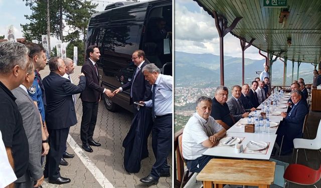 ESSEN BELEDİYE BAŞKANI YENİCE’DE AĞIRLANDI
