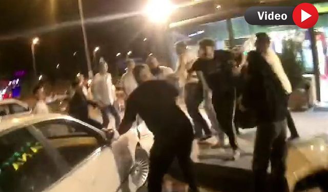 "YAN BAKMA" TARTIŞMASINDA YUMRUKLAR HAVADA UÇUŞTU