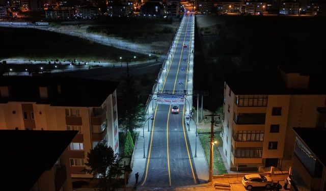 KANYON KÖPRÜ TRAFİĞE YENİDEN AÇILDI