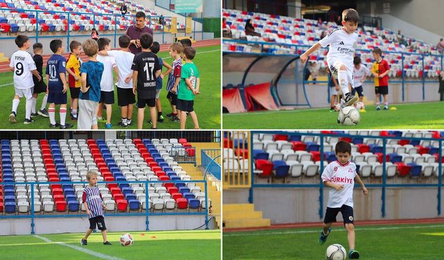 KARABÜK’TE ÇOCUKLAR FUTBOLLA DOLU BİR YAZ GEÇİRİYOR