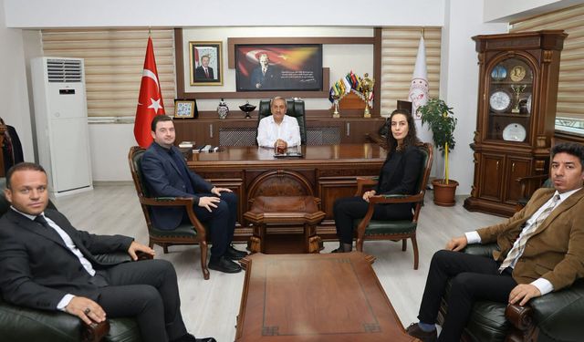 KARABÜK’TE YENİ ATANAN OKUL MÜDÜRLERİNDEN AKBAŞ’A ZİYARET