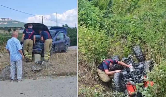 KARABÜK'TE TRAFİK KAZALARI: 4 YARALI