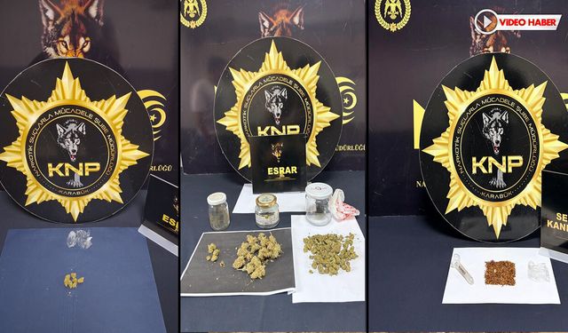 KARABÜK'TE NARKOTİK OPERASYONLARI: 2 TUTUKLAMA