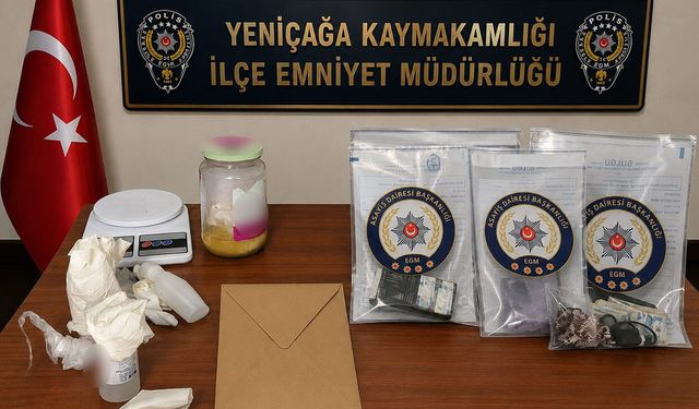 YENİÇAĞA’DA OTOMOBİLDEN 100 BİN LİRALIK BONZAİ ÇIKTI