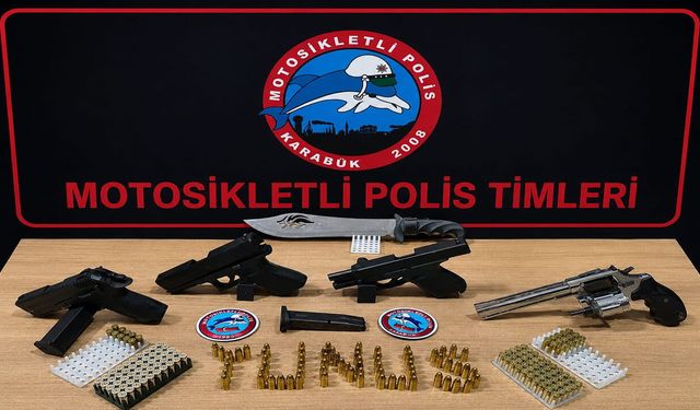 YUNUS TİMLERİ DURDURDU ARAÇTAKİ CEPHANELİK ORTAYA ÇIKTI