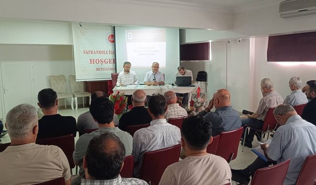 SAFRANBOLU MÜFTÜLÜĞÜNDE AĞUSTOS AYI TOPLANTISI YAPILDI