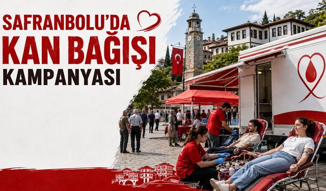 SAFRANBOLU’DA MAHALLE MUHTARLARINDAN KAN BAĞIŞI KAMPANYASI