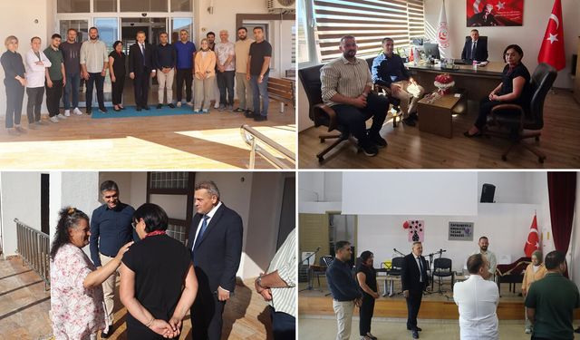 İL MÜDÜRÜ SAMİ ÇİFT'TEN ENGELSİZ YAŞAM MERKEZİNE ZİYARET