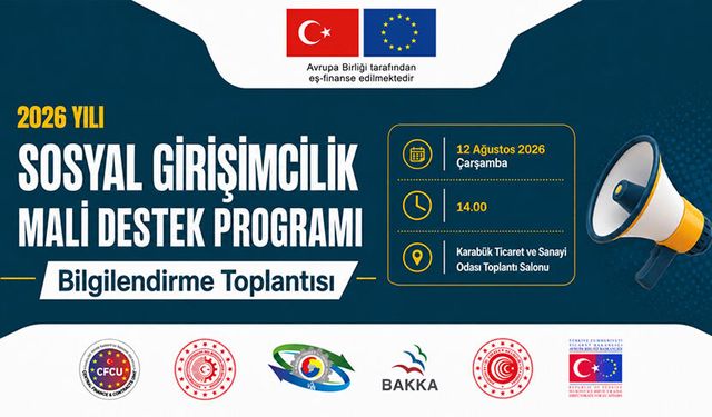 KARABÜK'TE SOSYAL GİRİŞİMCİLERE 670 EUROLUK DESTEK