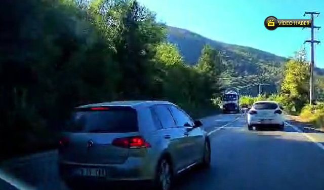 KARABÜK-BARTIN VE YENİCE YOLLARINDA TEHLİKELİ ANLAR