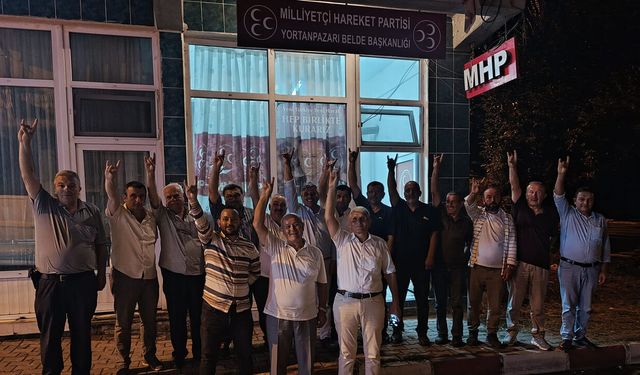 MHP YENİCE İLÇE TEŞKİLATINDAN YORTAN BELDE TEŞKİLATINA HAYIRLI OLSUN ZİYARETİ