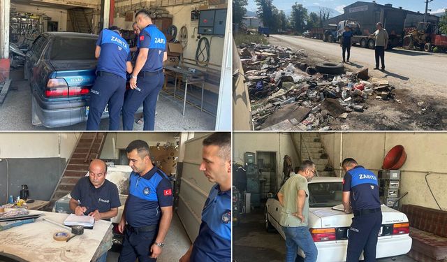 YENİCE SANAYİ SİTESİ'NDE ZABITADAN KAPSAMLI DENETİM