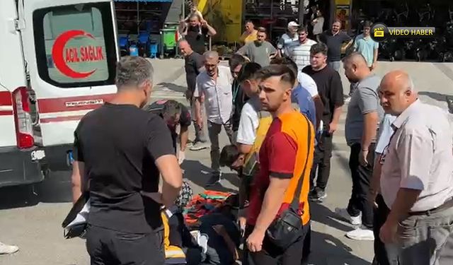 ZONGULDAK CADDESİ’NDE YAYA GEÇİDİNDE KAZA