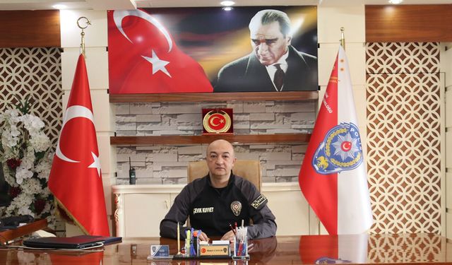 İL EMNİYET MÜDÜRÜ AHMET CANVER'DEN VEDA MESAJI