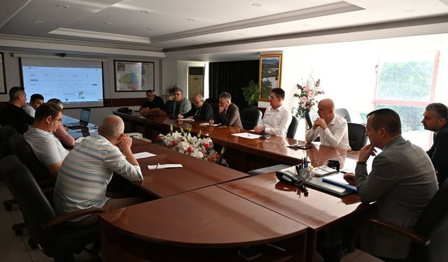 KARABÜK İL ÖZEL İDARESİ’NDE AYLIK DEĞERLENDİRME TOPLANTISI