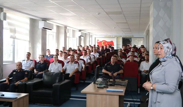 KARABÜK’TE JANDARMA PERSONELİNE TARAMA EĞİTİMİ