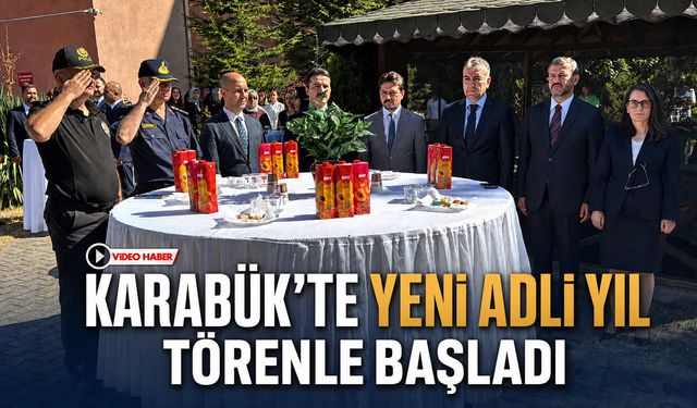 KARABÜK’TE YENİ ADLİ YIL TÖRENLE BAŞLADI