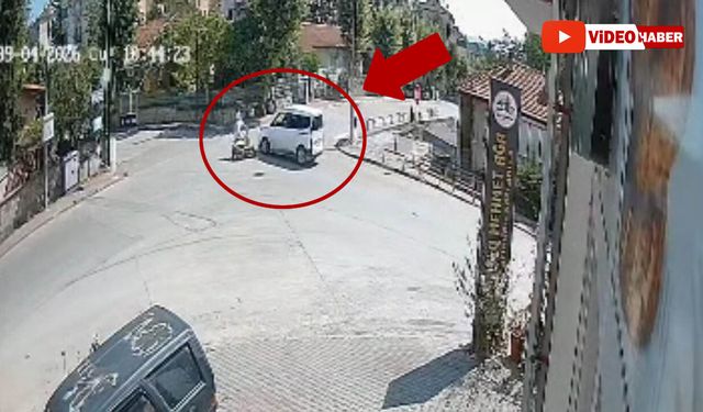 HAFİF TİCARİ ARAÇ İLE MOTOSİKLET ÇARPIŞTI