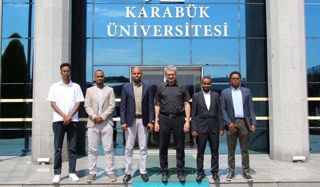 KBÜ İLE SOMALİLİ ÜNİVERSİTE ARASINDA İŞ BİRLİĞİ GÖRÜŞMESİ