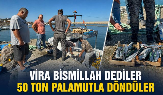 VİRA BİSMİLLAH DEDİLER 50 TON PALAMUTLA DÖNDÜLER