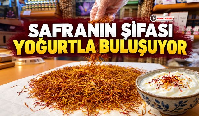 SAFRANIN ŞİFASI YOĞURTLA BULUŞUYOR