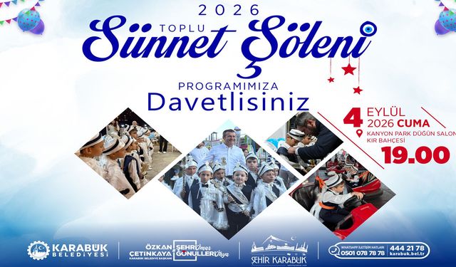GELENEKSEL TOPLU SÜNNET ŞÖLENİ İÇİN HAZIRLIKLAR TAMAM
