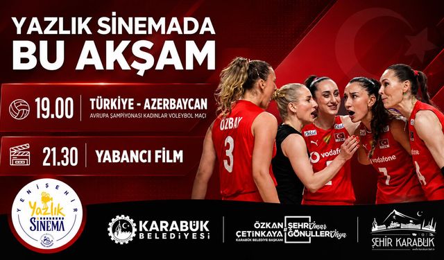 TÜRKİYE-AZERBAYCAN MAÇI KARABÜK’TE DEV EKRANDA