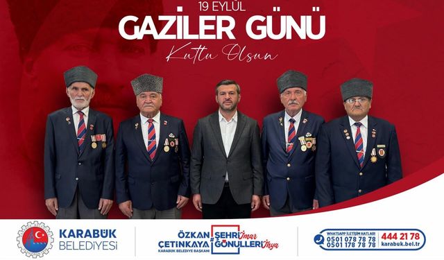 BAŞKAN ÇETİNKAYA’DAN 19 EYLÜL GAZİLER GÜNÜ MESAJI