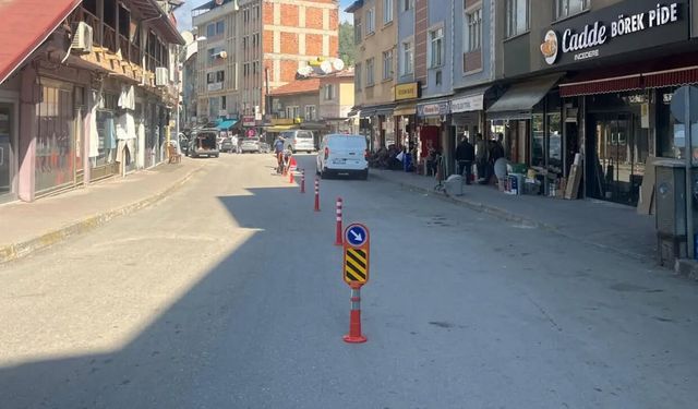 YENİCE İNCEDERE CADDESİ'NDE YENİ TRAFİK DÜZENİ