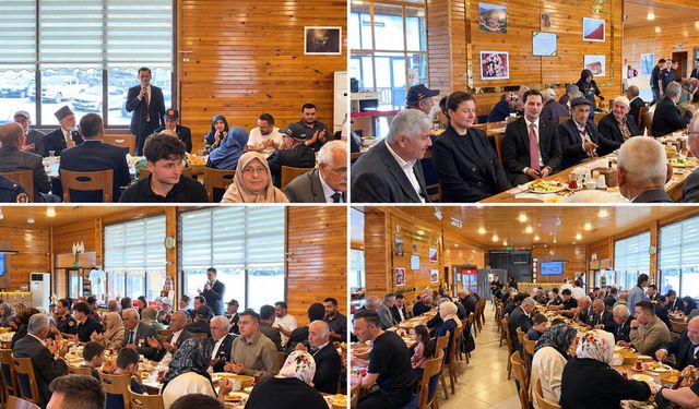 YENİCE'DE GAZİLER VE AİLELERİ KAHVATIDA BULUŞTU