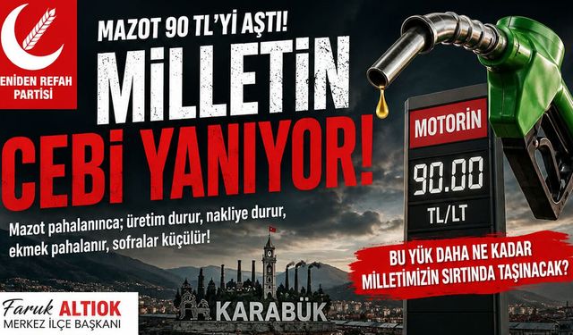 MAZOT 90 TL’Yİ AŞTI, ALTIOK’TAN SERT ÇIKIŞ “VATANDAŞIN CEBİ YANIYOR!”