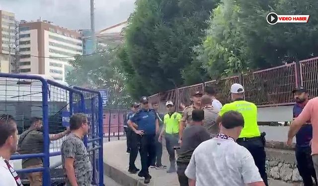 ZONGULDAKSPOR-KARABÜK İDMANYURDU MAÇI ÖNCESİ ARBEDE