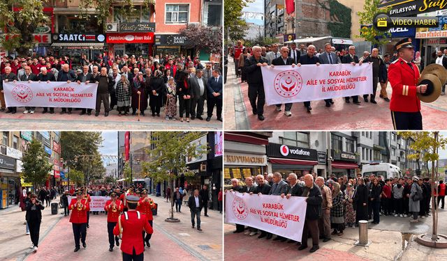 1 EKİM YAŞLILAR GÜNÜ KARABÜK'TE KUTLANDI
