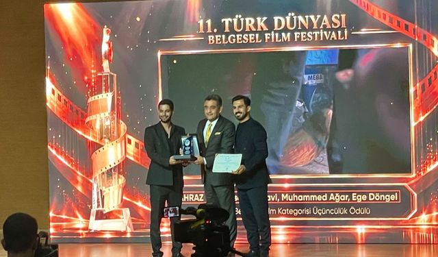 KBÜ ÖĞRENCİLERİNİN “AHRAZ” BELGESELİNE ÖDÜL