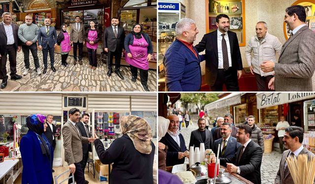 AK PARTİ KARABÜK HEYETİNDEN ESNAFA ZİYARET