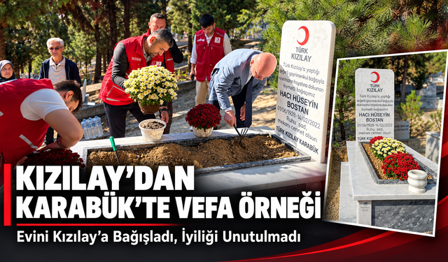 KIZILAY’DAN VEFA ÖRNEĞİ