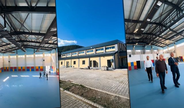KARABÜK’TE CİMNASTİK SALONUNDA SONA YAKLAŞILDI
