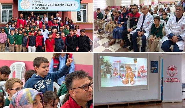 KARABÜK'TE ÇOCUKLAR GIDA İSRAFINA "DUR" DİYOR