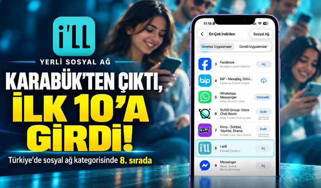 KARABÜK’TE GELİŞTİRİLEN “I WILL” İLK 10’A GİRDİ