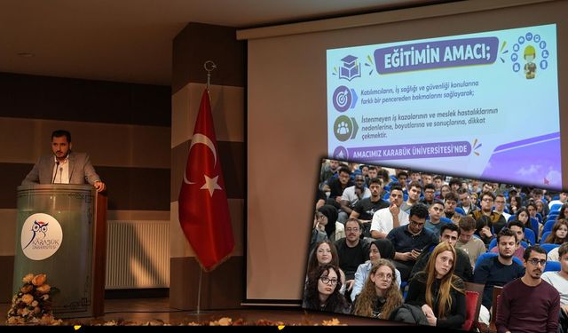 KBÜ’DE ÖĞRENCİLERE İŞ SAĞLIĞI VE GÜVENLİĞİ EĞİTİMİ
