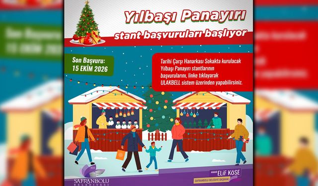 SAFRANBOLU'DA YILBAŞI PANAYIRI  İÇİN STAND BAŞVURULARI BAŞLADI