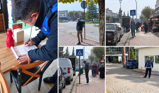 SAFRANBOLU BELEDİYESİNDEN İZMARİT DENETİMİ