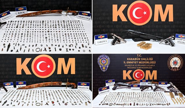 KARABÜK'TE TARİHİ ESER OPERASYONU